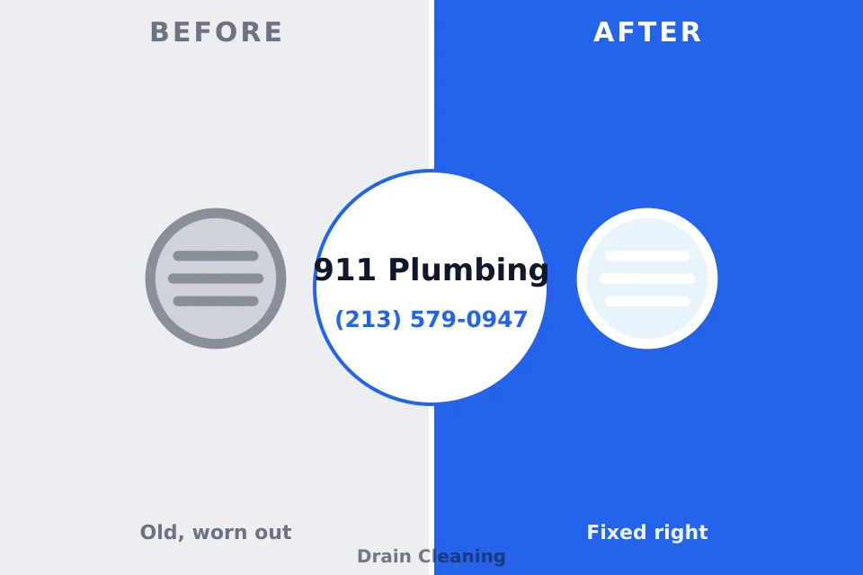 Before and after: plumbing repair Weedsport, NY